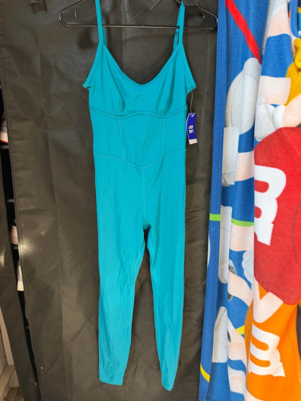 JoyLab Teal One-Piece with Spaghetti Straps